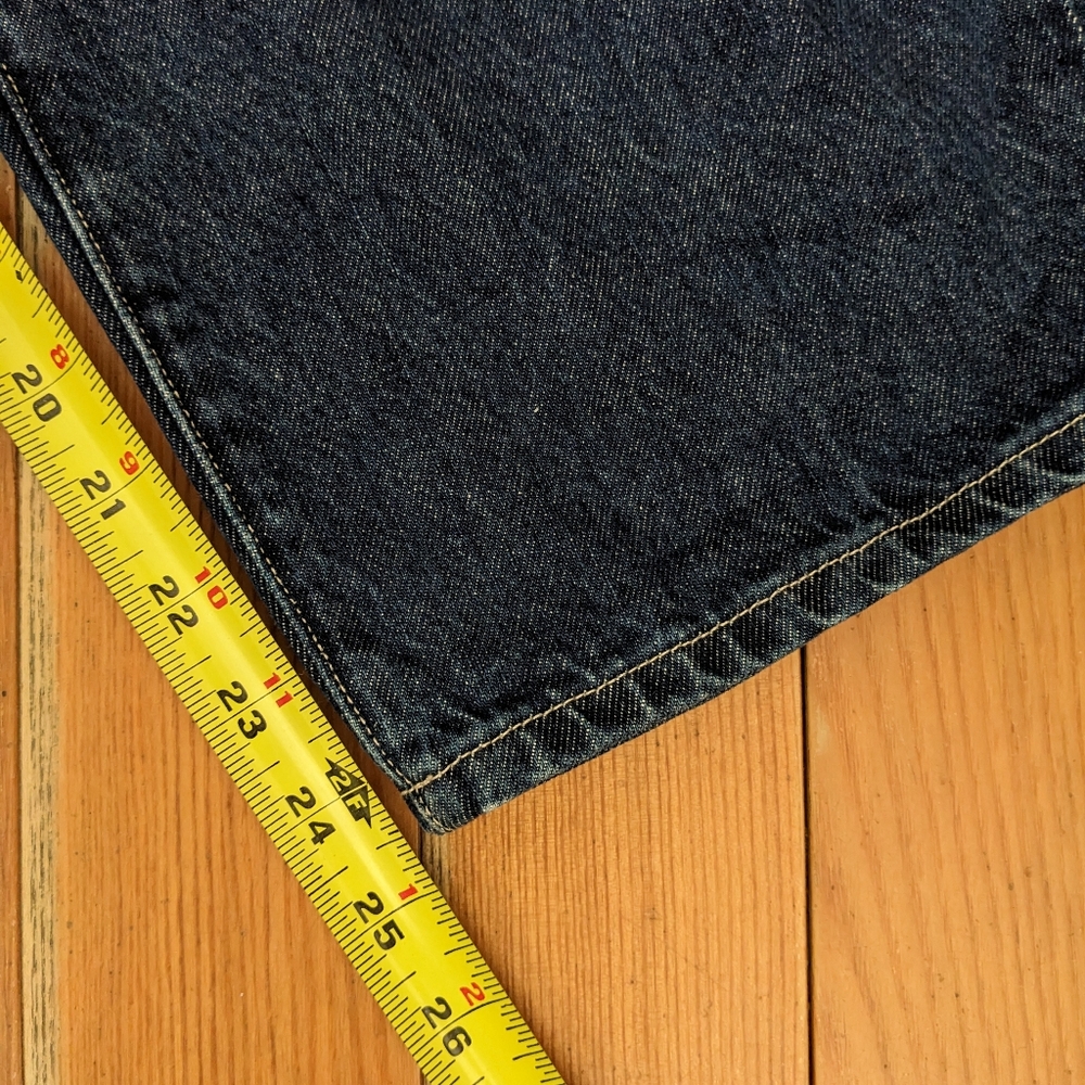 FRAME Distressed Dark Wash Jeans Size 31 - Picture 8 of 10